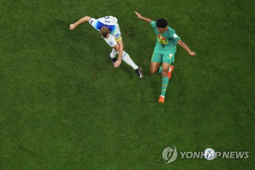 케인의 대회 첫 득점 장면