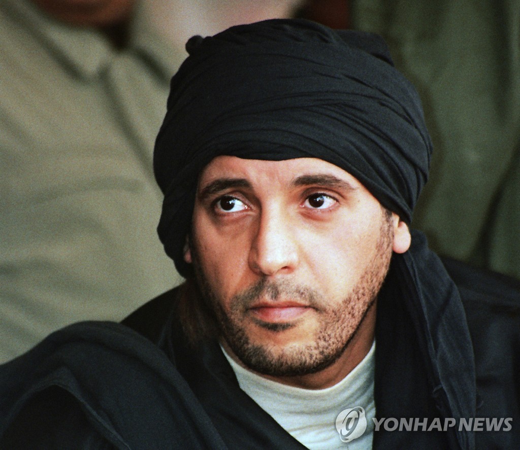 전 리비아 독재자 무아마르 카다피의 아들인 한니발