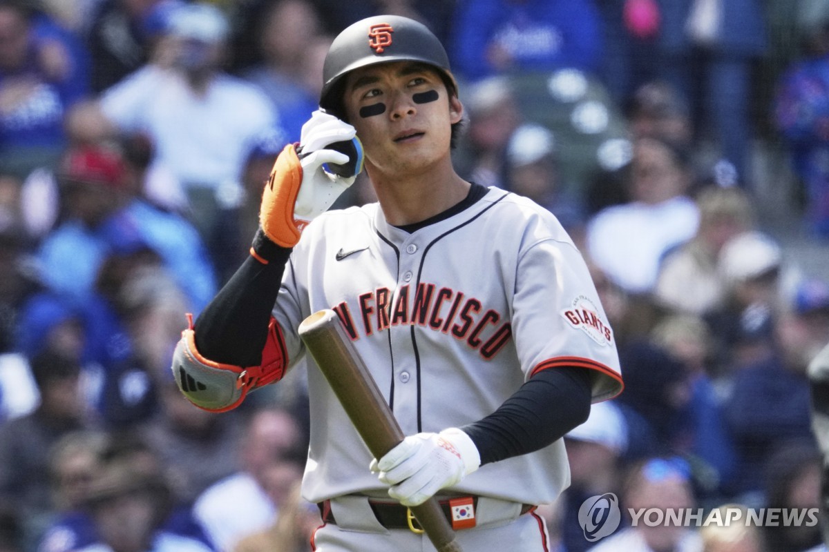 이정후, 컵스 상대 5타수 무안타…시즌 타율 0.301