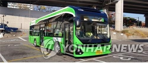 서울시내 첫 전기버스
