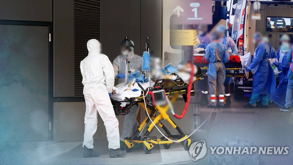 외국 의료진의 코로나 환자 치료 (CG)