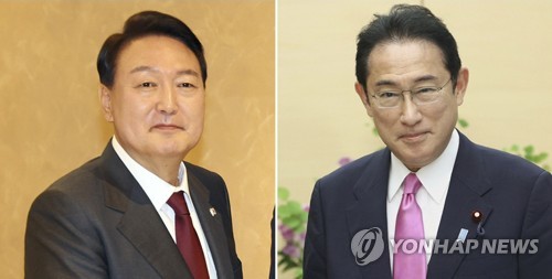 "윤석열-기시다, 북한 미사일 관련 전화회담"