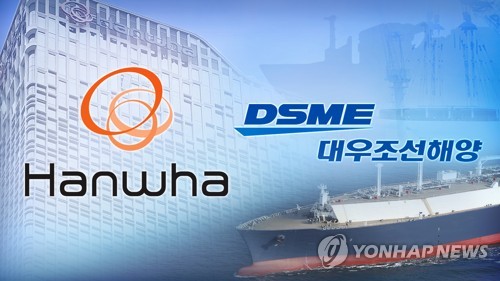(LEAD) Hanwha signs takeover deal with Daewoo Shipbuilding