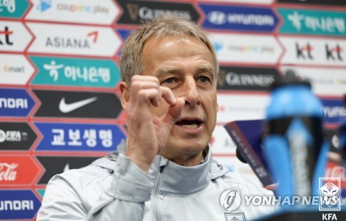 '데뷔전' 앞둔 클린스만 감독 "한국 스트라이커들 수준 높아"