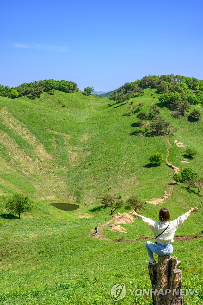 정선 민둥산 돌리네