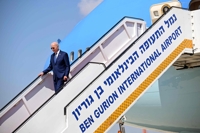 바이든, 이스라엘서 중동 방문 일정 시작…텔아비브 도착