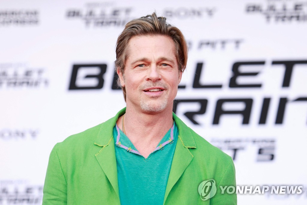 This AFP photo shows American actor Brad Pitt. (Yonhap)