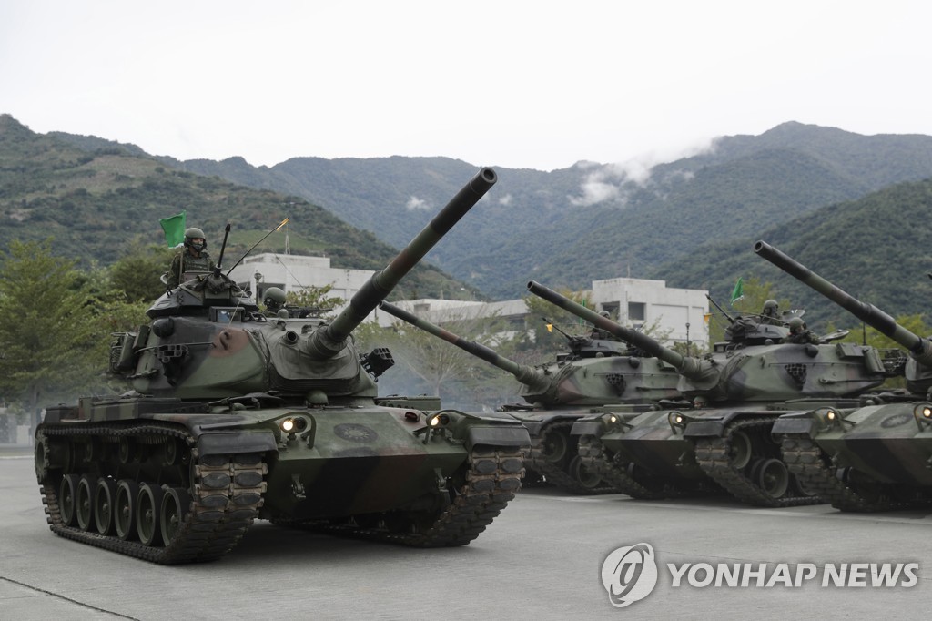 대만군이 보유한 미제 M60A3 '패튼' 전차