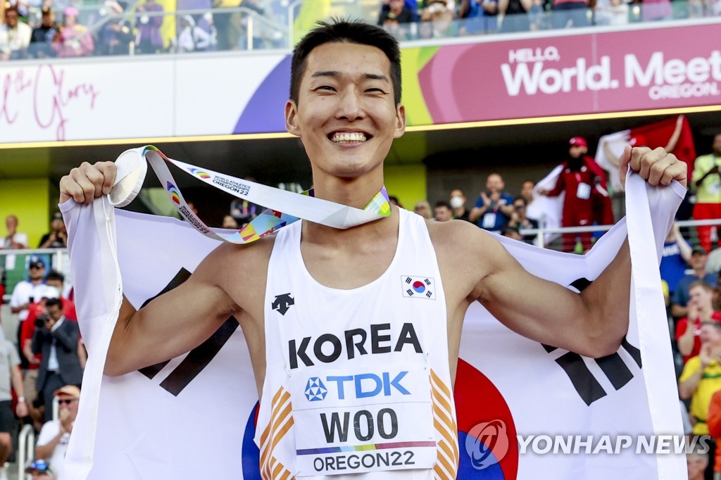 유진 세계선수권에서 2위를 차지한 우상혁