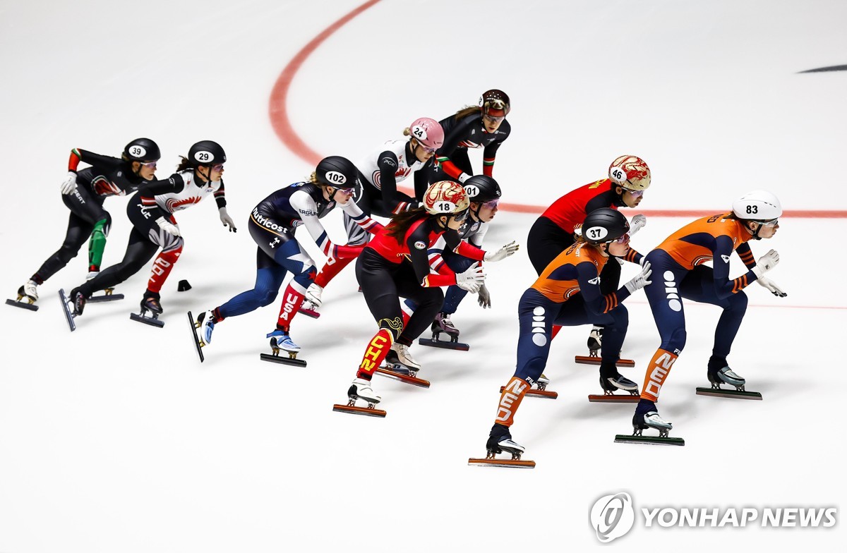 S. Korea fails to win medal at Short Track World Tour in Netherlands