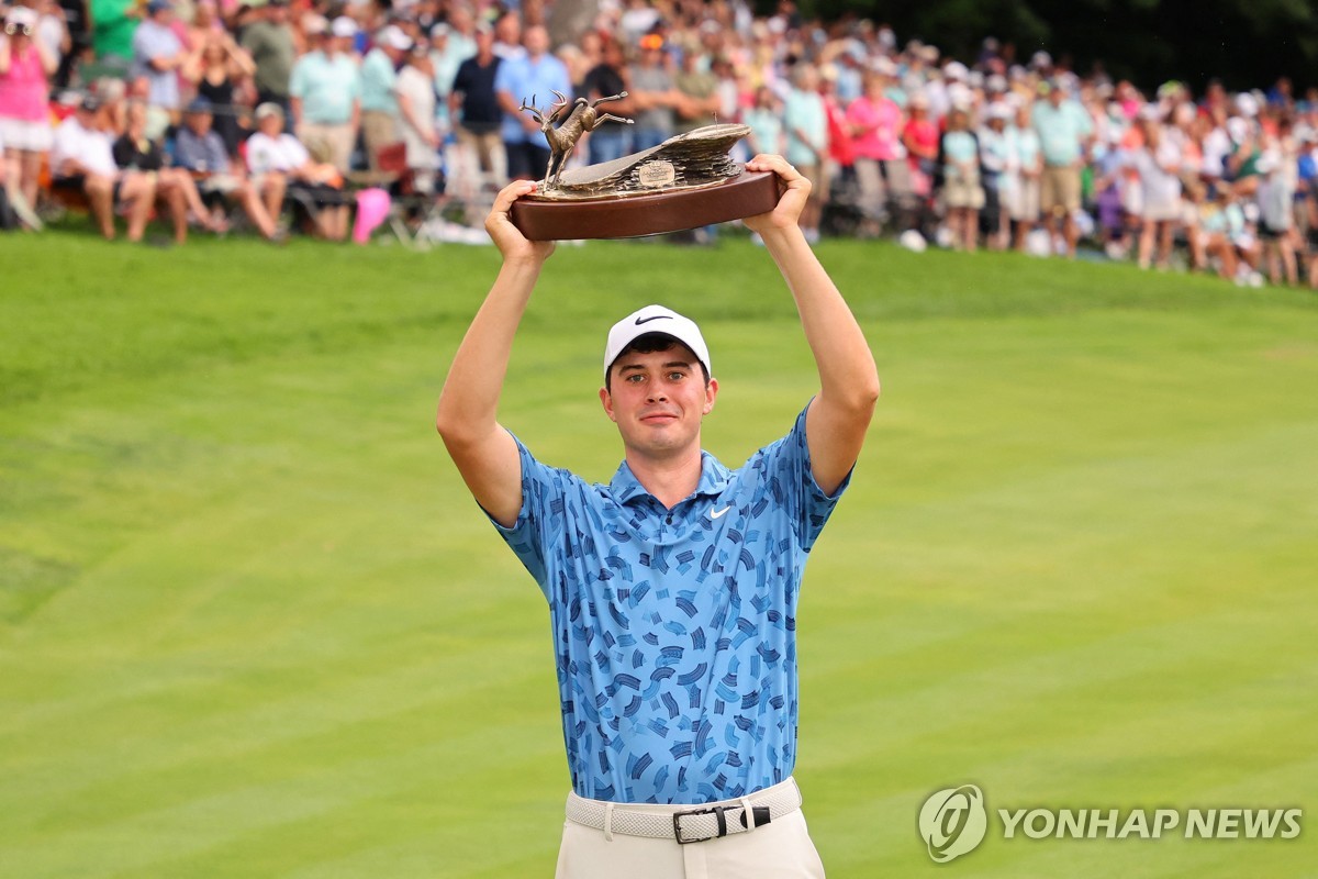 지난해 존디어 클래식 우승 당시 데이비스 톰프슨