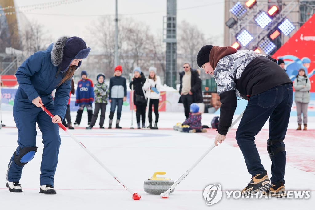 '겨울을 즐기는 법!'…모스크바 동계 스포츠 축제