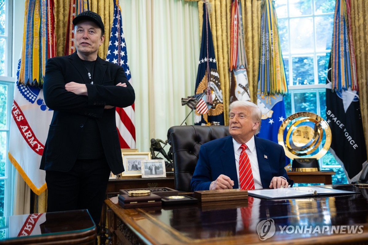 일론 머스크와 도널드 트럼프 미국 대통령