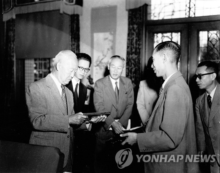 이승만 대통령-전국 검찰청장 접견