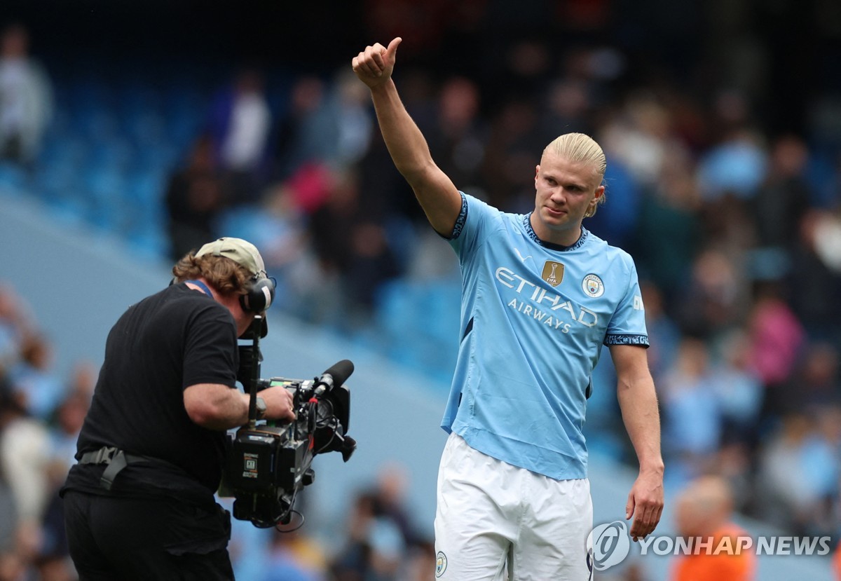 홀란, 또 멀티 골…맨시티, 브렌트퍼드에 2-1 역전승