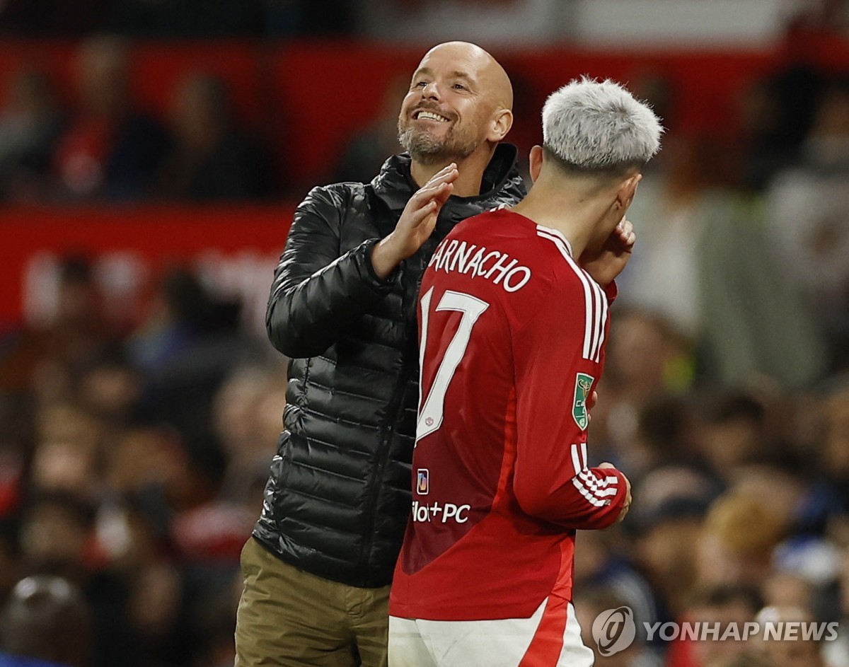 호날두 쓴소리 덕분?…맨유, '텐하흐 체제 최다골'로 7-0 대승