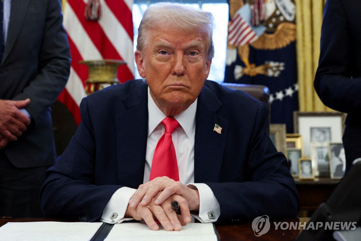 도널드 트럼프 미국 대통령