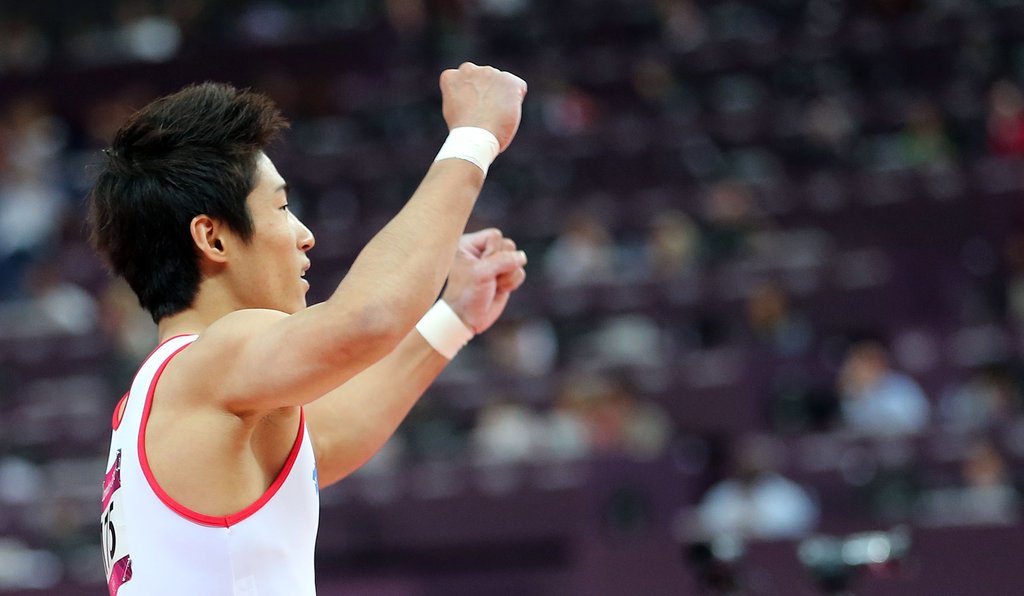 <올림픽> 환호하는 양학선