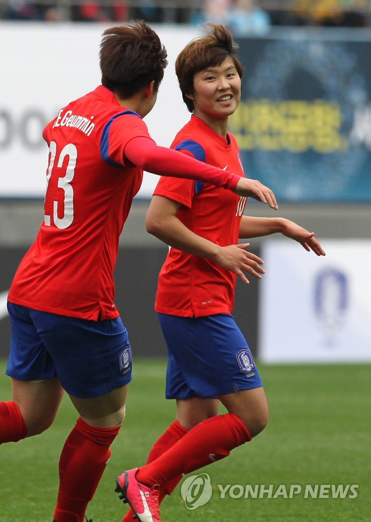 サッカー女子のエース 追加点 聯合ニュース