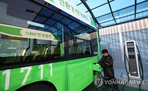 El primer autobús eléctrico de Seúl