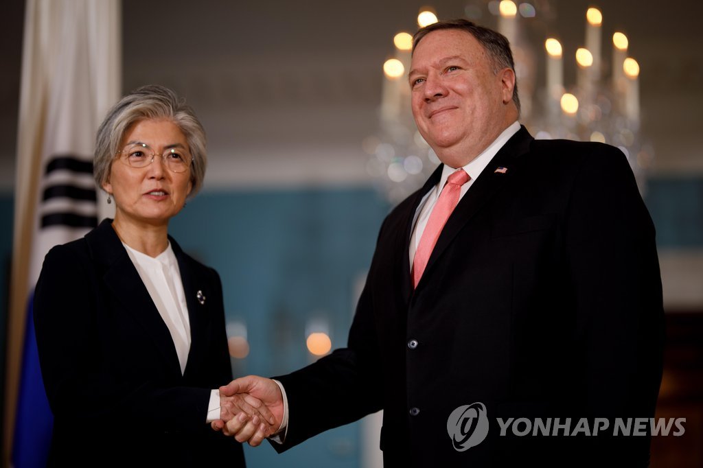 韓米外相会談　制裁履行・非核化での連携確認