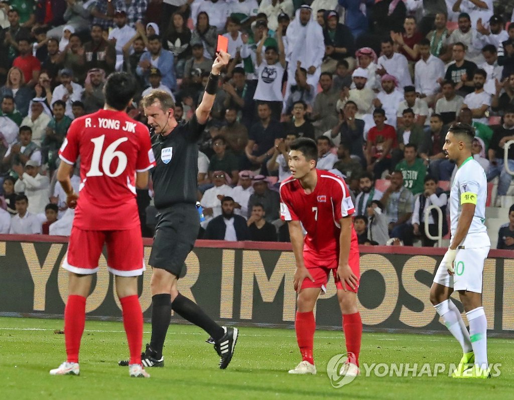サッカーアジア杯　大量警告の北朝鮮に罰金１４０万円