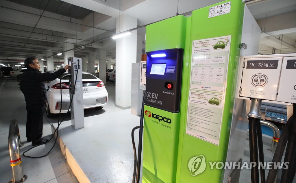 マンション駐車場のＥＶ充電器設置義務　２８日から強化＝韓国