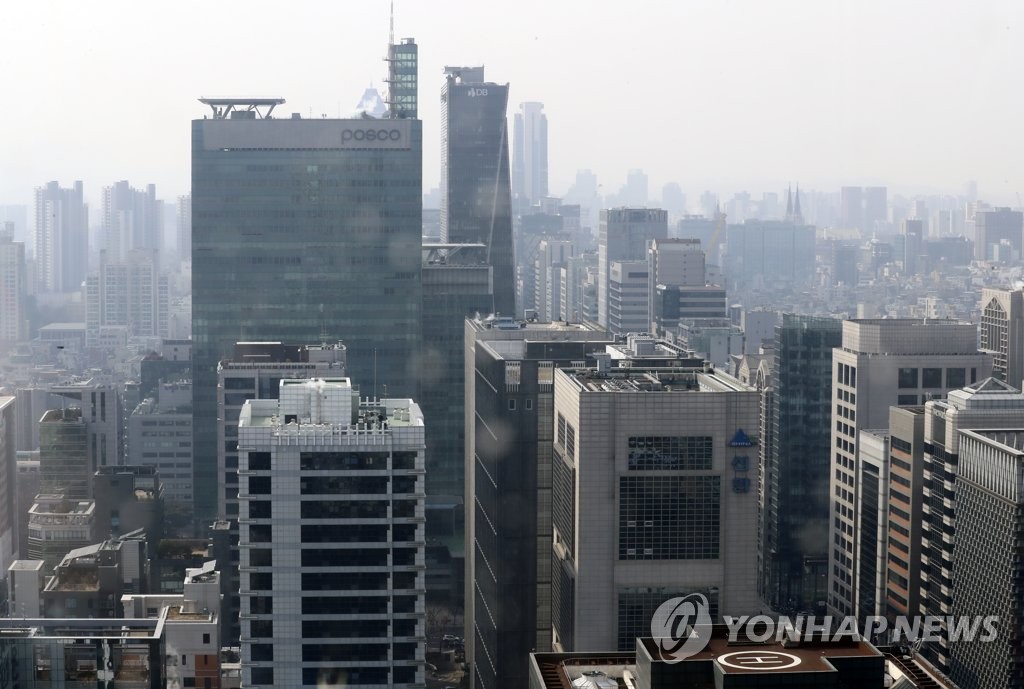 서울 강남구 삼성동 테헤란로 빌딩 [연합뉴스 자료사진]