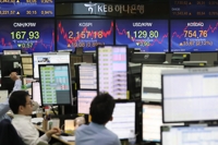 (LEAD) Seoul shares rise on China stimulus hopes