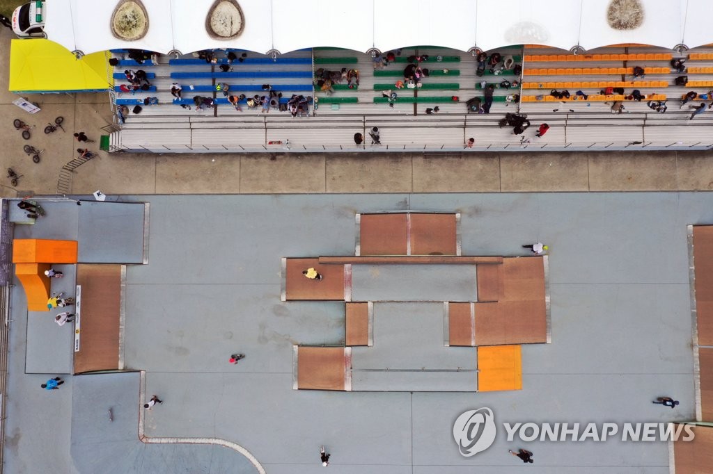 레저대회 경기장 전경