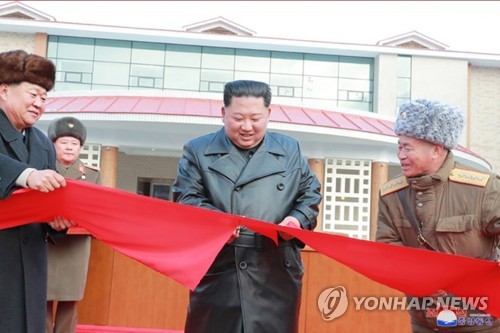 El líder norcoreano en un nuevo balneario