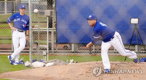 Blue Jays Spring Training Hyun-Jin Ryu