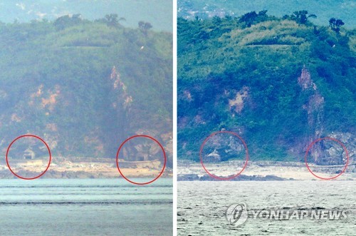 군사행동계획 보류한 북한…개머리해안 포문 다시 닫아