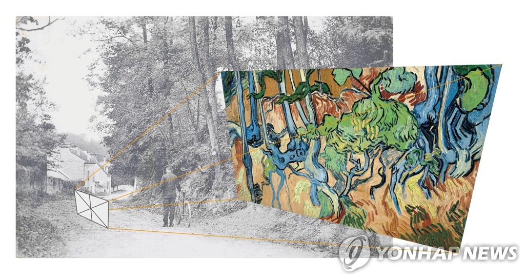 반 고흐 최후작의 배경으로 추정되는 산비탈 | 연합뉴스
