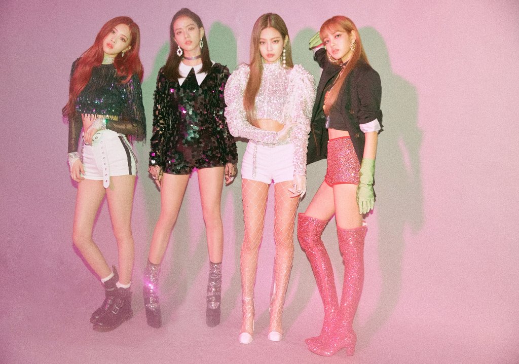 ＢＬＡＣＫＰＩＮＫ（ＹＧエンターテインメント提供）＝（聯合ニュース）≪転載・転用禁止≫