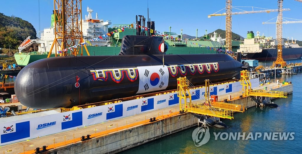 韓国軍２隻目の３千トン級潜水艦 安武 聯合ニュース