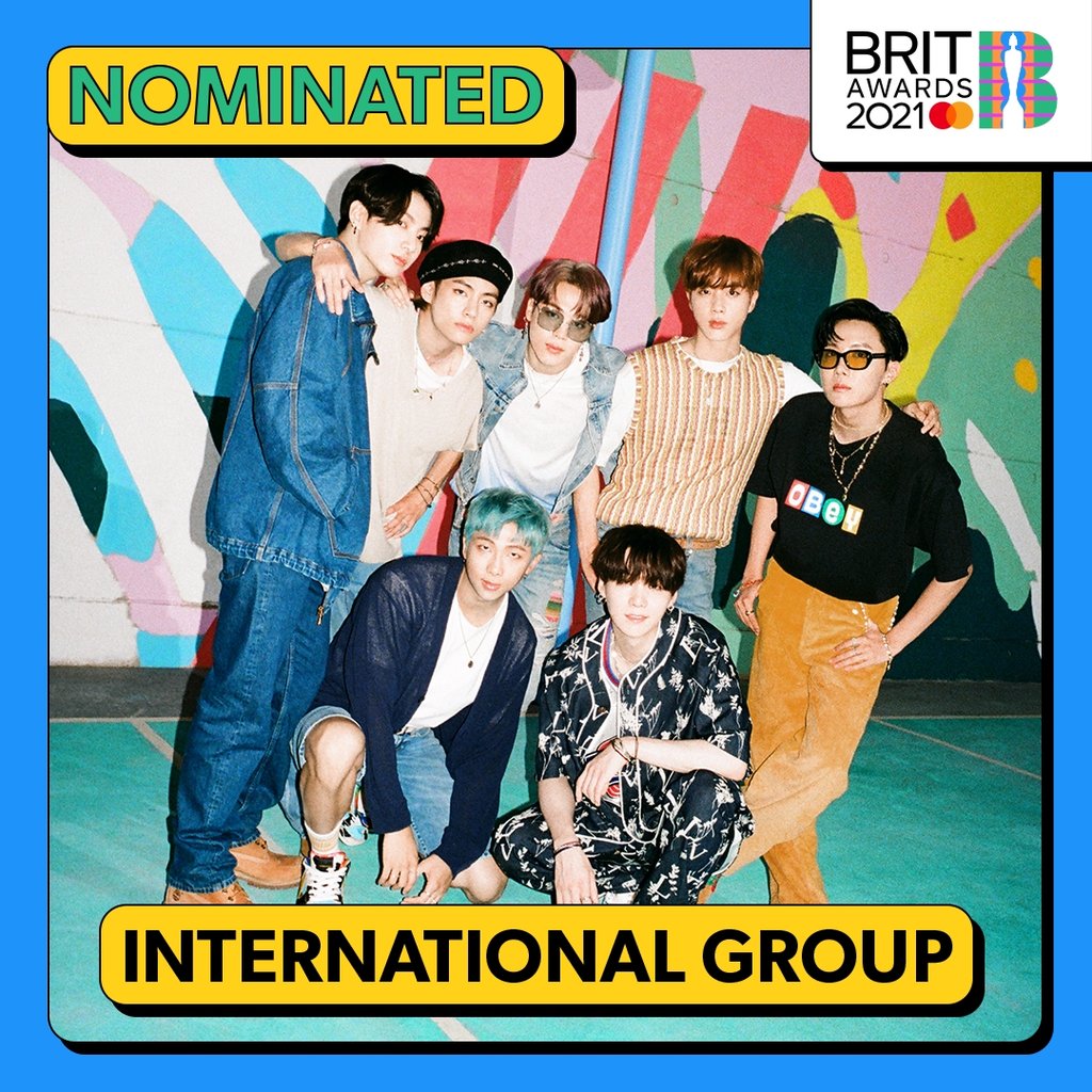 BTS nominated for Brit Awards | Yonhap News Agency