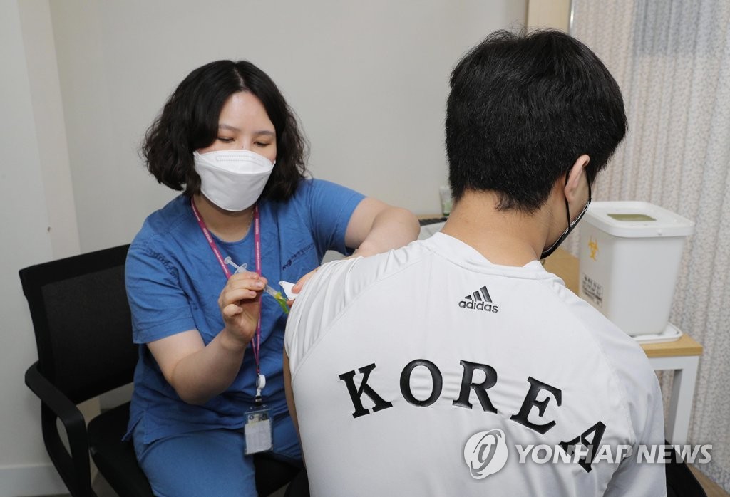 도쿄올림픽 태극전사 백신 접종…코로나 걱정 없이 대회 준비 | 연합뉴스