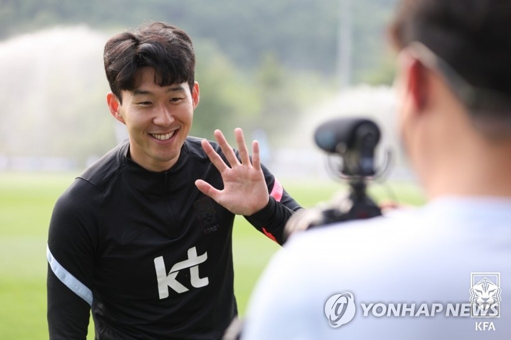 Son Heung-min. (Photo fournie par la Fédération coréenne de football, KFA. Revente et archivage interdits) 