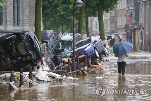 벨기에 "폭우·홍수 공식 사망자 20명·20명 실종"(종합3보)