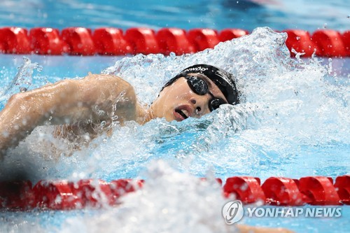 -올림픽- 황선우, 한국수영 9년 만의 결승서 자유형 200ｍ 7위