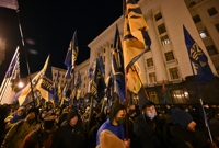 '러시아와 직접 협상' 반대하는 우크라이나 시위대