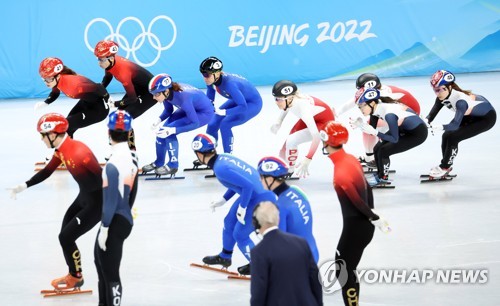 -올림픽- 한국, 쇼트트랙 혼성 계주 예선 탈락…41세 이채원은 61위