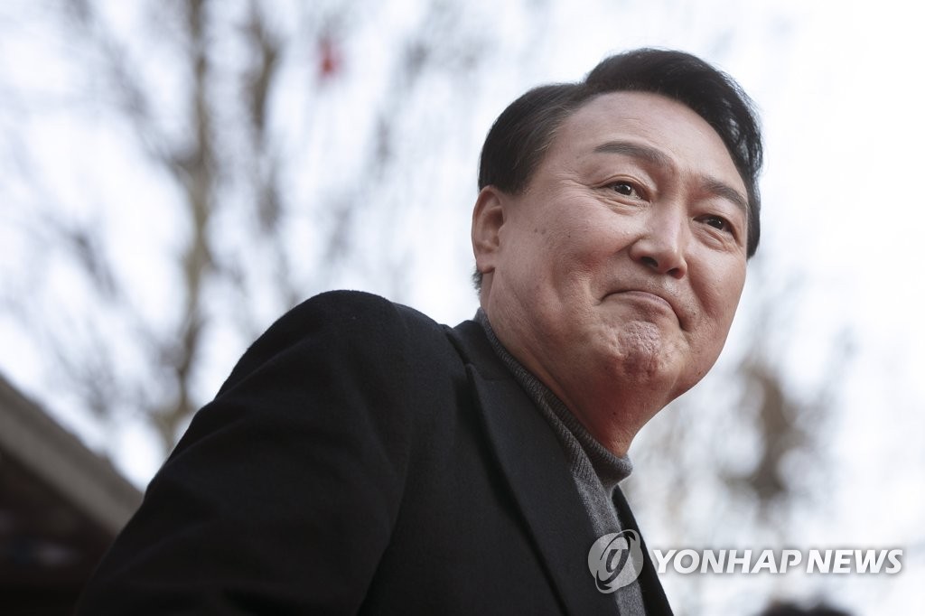 This file photo shows Yoon Suk-yeol, elected as South Korea's new president. (Pool photo) (Yonhap)