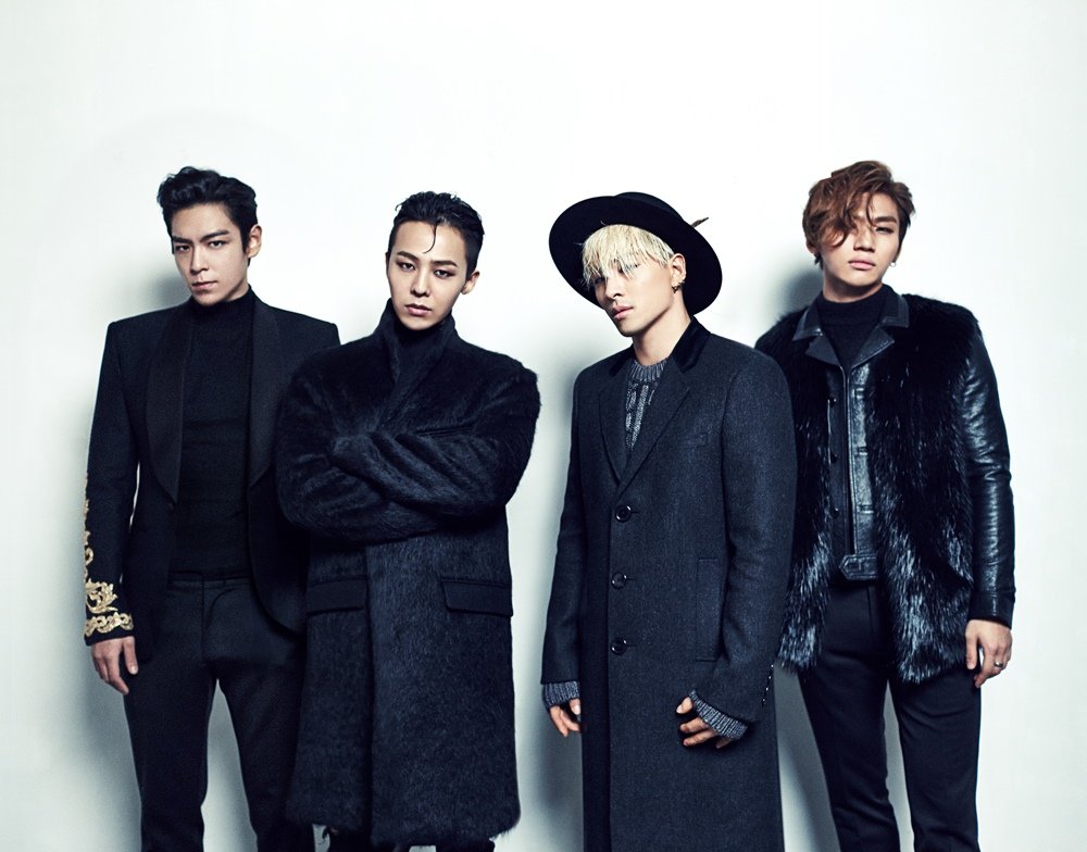 Le boys band de K-pop, Bigbang. (Photo fournie par YG Entertainment. Revente et archivage interdits) 