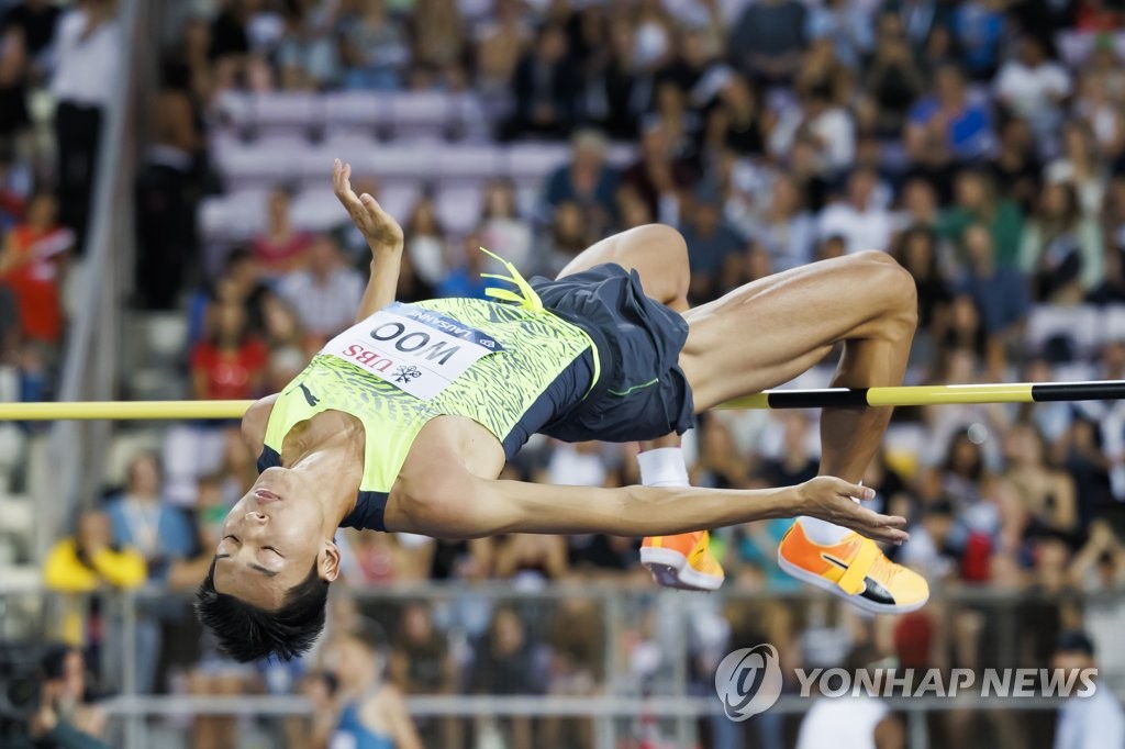 남자 높이뛰기 월드랭킹 1위 우상혁