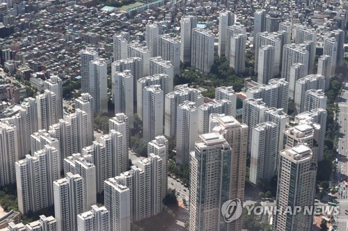 ソウル市内に立ち並ぶマンション（資料写真）＝（聯合ニュース）