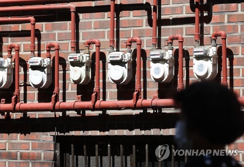 서울 시내 주택가 가스 계량기
