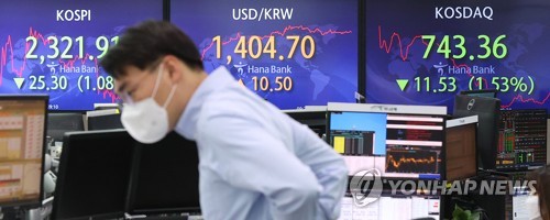 Seoul's stocks tumble amid rising recession woes following Fed rate hike