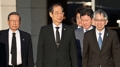 일본 향하는 한덕수 총리와 조문사절단